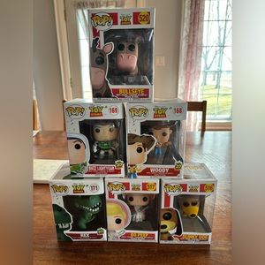 6 Toy Story POP Funko Characters